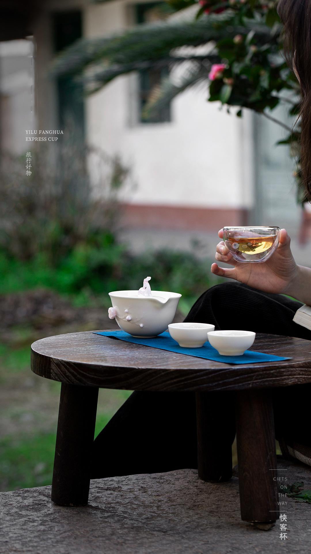 Portable Gongfu teapot ,traveling ceramic teaset