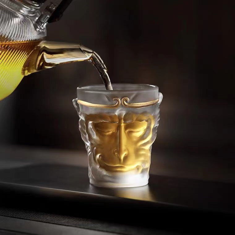 Drinking glasses tea cup ,Ideal for Whiskey, Soda, Tea, Water, Gift