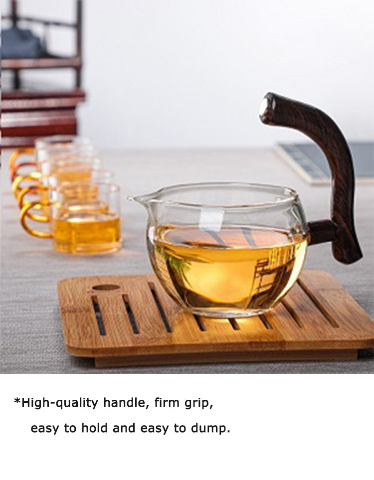 Lazy Glass tea pot Automatic Lazy Tea Set